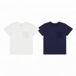hermes 爱马仕 25Ss 口袋刺绣 Logo 纯色情侣圆领短袖T恤-顶级版本 color 藏青色 白色 size S M L number 240255