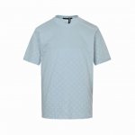 Louis Vuitton 路易威登 渐变满印老花Logo短袖 采用特定组织的30S 1*2双纱精梳棉平纹，240克。进口数码印花工艺，完美还原色彩，前幅大台版