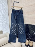 cx027#新款牛仔裤 L家 字母老花印花 显瘦牛仔裤 26-30码