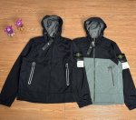 Stone Island 石头岛拼接拉链机能户外冲锋衣外套 甄选品质 实拍可见 面料采用高品质优质三防正品冲锋衣面料防雨防风设计 多处机能拉链设计 拼接设计 整