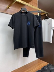 衣服 裤子 罗意威 上新 25Ss 早春新款长裤短袖套装 面料选用牛奶丝棉 轻薄透气 上身丝滑舒适 经典百搭 码数48-56