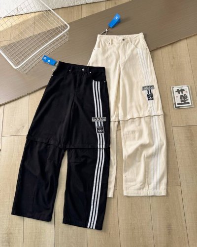 细节图』 阿迪达斯三叶草经典三道杠可拆卸长裤短裤二合一 男女同款 Adidas 愿景：我们的运动激情让世界变得更和平！态度：Impossible Is Noth
