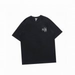 罗意威 Loewe 夏季新款 错位Logo拼色刺绣刺绣圆领短袖T恤，高端品质独家定制采用定织定染高克重面料，洗水完高达280G纯棉面料，螺纹增加到2.7不变形，