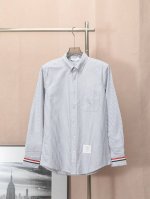 170 Thom Browne 双袖口红白蓝织带条纹衬衫 汤姆布朗.Tb经典双边袖口织带衬衫 万年经典款 袖口织带正品定制 高清还原细节 高精定制牛津纺面料 百