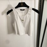 款号20252520 Alexander*大王家新款 金属钉钻Logo内搭小背心，白色，黑色，S-Xl， M码；胸围72，长35