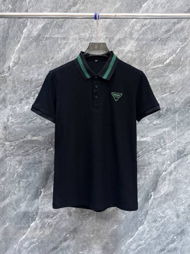 普拉达 2025Ss夏季新款字母Logo男士翻领polo衫 经典商务男款 高端男装的天花板级别的商务男款 简约时尚大气不失优雅 单穿内搭体面过人 品质控 细节控