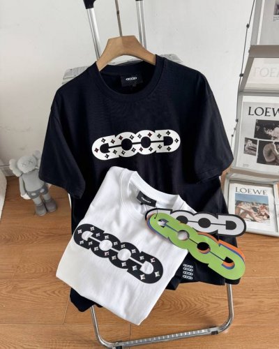 顶级品质 放心对比 定制包装袋 Goodbrand 25Ss彩色烫钻印花重磅短袖T恤 Yb一比一开发 %棉 采用订色订染毛圈纯棉衣面，320G双股B1134双纱