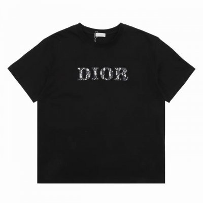 dior 迪奥 老花字母刺绣短袖T恤 size S-L