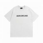 Balenciaga 巴黎世家2025 Ss 正印反镜像Logo字母印花短袖T恤 本市场No.1的质量 真正天花板品质 全部原版开发注意细节图 避免被盗图商家混