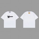 2025Ss Lv 路易威家 春夏短袖绣花 宽松版型 男女同款码数Xs S M L
