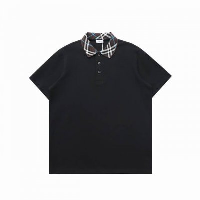 顶级复刻版本 Burberry 巴宝莉 经典刺绣翻领Polo衫短袖T恤 款号：5010 面料: 280G重磅纯棉，随意对比 砖柜同步。第一时间正品开发研制。欢迎