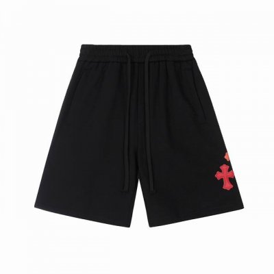 ke279 Chrome Hearts Ch 克罗心重工高克重彩虹贴布十字架短裤 正确配置 市场最高版本 2025克罗心正品包装 原版开模 定制五金 辅料 实物