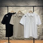 迪桑特 Descente 三色半拉链透气商务polo短袖T恤 -精选优质面料，柔软舒适，透气性好，保持肌肤干爽，给你全天候的舒适体验。 -简约大方的设计，不论是