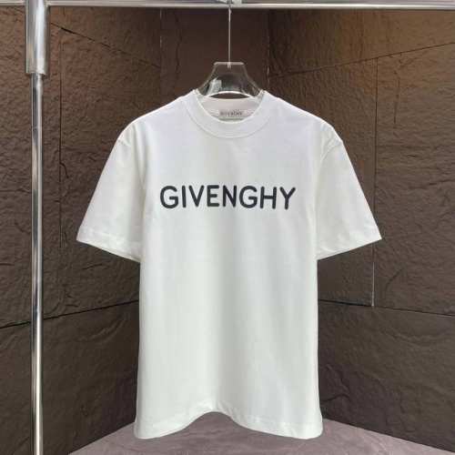 Givench* 纪梵希* 2025春夏新款短袖T恤 重磅纯棉字母Logo立体硅胶 颜色：黑色 白色 安哥拉红 薄荷绿 码数：S M L Xl Xxl
