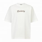 Burberry 巴宝莉冲浪板发泡印花短袖 面料：采用40支双纱平纹精梳棉，面料布匹洗水号克重为240克 螺纹搭配32支双纱1*1。面料定染灰蓝黑螺纹同缸配套定