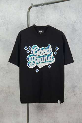 款号:D010# Goodbrand 25Ss立体星星亮片高级感短袖T恤 Yb一比一开发 100%棉 采用订色订染毛圈纯棉衣面，250G双股双纱，手感舒适 进口