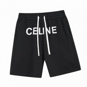 赛琳 Celine 夏季新款 经典字母印花休闲短裤 定织定染320克面料 标识印花短裤 百搭低调 紧实立体 细节版型很足 百搭男女同款 Color：黑色 灰色