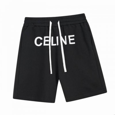 赛琳 Celine 夏季新款 经典字母印花休闲短裤 定织定染320克面料 标识印花短裤 百搭低调 紧实立体 细节版型很足 百搭男女同款 Color：黑色 灰色