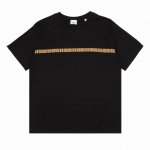Burberry 巴宝莉 胸口格纹织带短袖T恤 Size：S-L