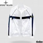 石头岛Stone Island夏季新款，男女同款立领百搭撞色拼接防晒衣，男士短款工装夹克衫外套！ 颜色:白色，卡其色，绿色，黑色 尺码:M-4Xl