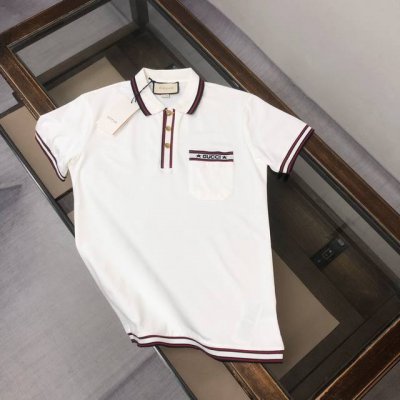 Gucci 古驰 2025春夏最新款polo衫～ 备受推崇 男女同款 商务休闲翻领polo衫～很精致！ 三标齐全～合体的剪裁版型衬托出了极简主义的设计风格，把优