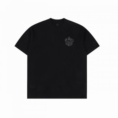 chrome Hearts 克罗心 童军花短袖T恤 采用直喷进口机器印花 五金辅料均开磨定制 正确配置 黑色2025克罗心正品包装 克定制定染双纱棉 版型大 宽