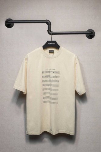 Aeniaa 24Ss Angelo Badalamenti音乐特辑短袖T恤 克重240 工艺洗水处理 椭圆裂纹机印花 数码直喷网点工艺 对位整齐 无毛边 进口