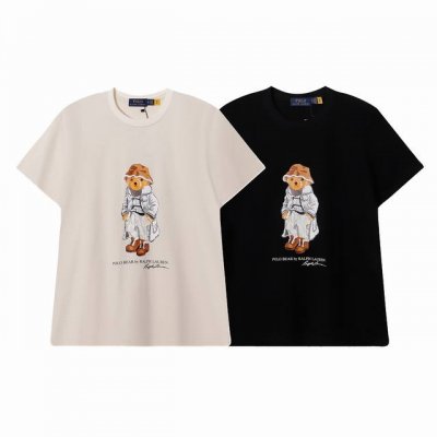 顶级品质 拉夫劳伦Ralph Lauren新款小熊印花短袖 圆领的设计，修饰脖颈线条和脸型，增加日常中的精致感，整体给出一种慵懒休闲风，完全不挑场合不挑人，时尚