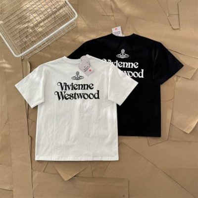 vivienne West Wood西太后薇薇安胸口字母印花短袖T恤 311 面料采用280G双纱爽滑棉，双纱的质感加上爽滑手感，面料整体重磅舒适，细节还原原版