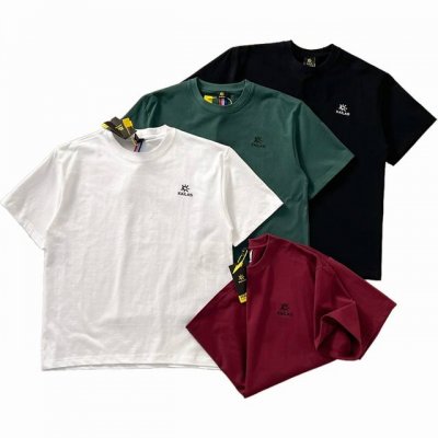 Kailas-凯乐石 刺绣双纱纯棉短袖。 高品质双纱300克短袖纯棉面料！贴肤舒适，耐看又好穿， 经典简约标志性Logo设计 手感非常舒服 最新砖柜同步 落肩版