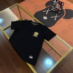 上新， Evisu福神2025新款男士樱花铜钱鲫鱼短袖 颜色：黑 尺码：S-Xxl S码 肩宽44 胸围96 衣长68 适合身材 -120斤 M码 肩宽46 胸