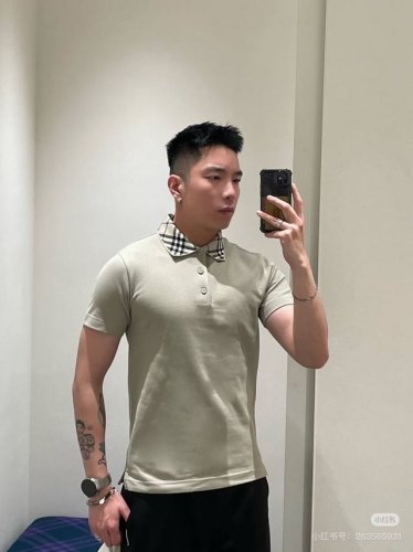 资讯 burberry博柏利 Ss25经典新款格纹领polo衫短袖