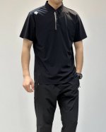 迪桑特 Descente 男士夏季商务垂顺丝滑高弹力短袖polo衫，官网同款 专柜夏季爆款！冰爽亲肤速干无痕工艺！ 进口专用混纺面料，高科技功能性面料，穿着时可