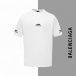 款号#Z57 巴黎多处小标刺绣圆领短袖 balenciaga官网一致款式 面料 32支双纱280克纯棉面料 同缸同色织染螺纹 颜色一致 工艺 进口机器万针多标饱