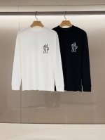 P200# 【新品】香港洋行渠道货.2014秋冬新品Mon*Ler徽章标识刺绣半高领短袖T恤打底衫 元素性的Logo徽章凸显休闲时尚魅力,依然独领时尚风骚.内搭