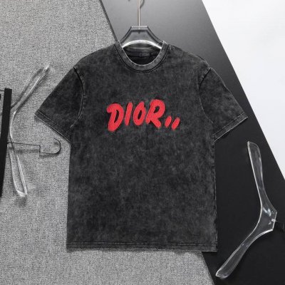 Dior 迪奥 官网新款洗水T恤.男士圆领经典Logo刺绣短袖T- Shirt 采用进口客供定制面料 高端的品质 尽显奢华。8867尺码：M-3Xl