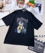 早春新款 Welldone专柜同步 小熊T恤 面料采用250G双股纯棉面料 注意是双股 区别通货单股 高克重双纱螺纹 面料经过高温缩水定型 防止洗了变形缩水 进