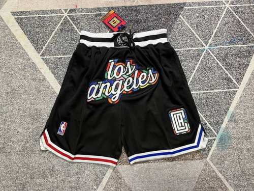 90 款号：K42 顶级刺绣版本 Just Don Nba Los Angeles Lakers Team Shorts 哈登 乔治 伦纳德 威少主场 Nba洛