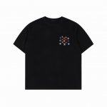 louis Vuitton 路易威登 25Ss 口袋缤纷老花七彩刺绣短袖 采用32支克重280G纯棉精梳面料 搭配20S双纱2X2螺纹 进口绣线材料由进口绣花机