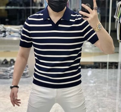 Lp诺悠 2025Ss蛇年春夏新款polo领短袖系列。精选优质双丝光珠地棉面料，时尚大牌元素Logo设计，上身版型超赞，面料细腻舒适透气，随意搭配都超级好看时尚