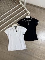 丶上新 女款迪桑特速干Polo Descentegolf 迪桑特高尔夫Field系列女士短袖Polo衫25夏季新品 采用质感针织面料制成的短袖Polo衫，面料四