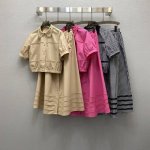 va*25Ss 重工定位绣花气质翻领衬衣伞摆半裙套装，高级面料，颜色:图片3色，面料：刺绣精纺棉面料 Smlxl