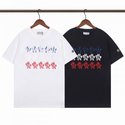 r370 Moncler 蒙口 公子Logo 经典刺绣230G 32支双纱纯棉 S--Xxl 5个码