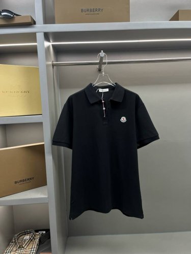 Moncler 蒙口 标识贴片新款polo衫 原版面料 官方同款 采用210克纯棉珠地面料 定制 同缸染面料 手感非常舒服爽滑 版型挺阔有型 一线品牌代工厂p出