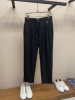 Bc老钱高端品~原厂订单两色休闲裤 纯原厂订单 哑光五金套件对应臀位Bc经典刺绣 低调的奢华 面料成分极其复杂 真实成分52聚酯纤维 42粘胶 3锦纶 3氨纶