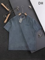 Balenciaga 巴黎世家 微宽版型S-Xl 25Ss新品巴黎专柜同款走秀热卖款 多重重工艺洗水 前后幅胸口简约字母刺绣 短袖T恤复古味十足 巴黎每次的新品
