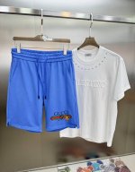 gucc*古-齐2025S春夏限定款短裤上架 男女同款.采用3D印花工艺 经典品牌标识.后兜位原版Gg绣花设计.触摸手感细腻 极具立体感 触感肌理效果 效果极佳