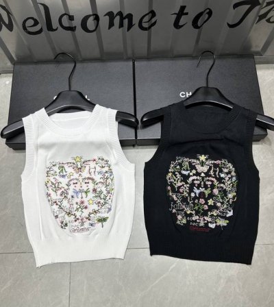 新品上线 款号:27587# #Cd彩色苹果背心实拍图