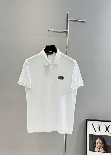 Arman*阿玛尼25S春夏男士polo.新款推荐！成衣定织百分百丝光珠地棉面料，定织定染.胸前阿玛尼飞鹰经典3D绣花工艺.别致典雅....配色轻熟简约，混搭空