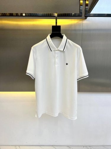 p290 dio迪奥、2025新品男士商务休闲翻领Polo Shirt。六角珠地蜂窝珠地。本店主推了八年的经典大珠地面料，专柜60%以上的Polo衫都是此款面料